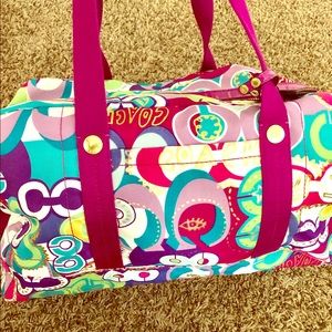 Coach duffel bag!